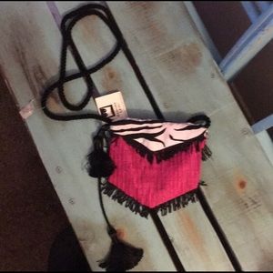Sandra Leal Cloth Reversible Small Crossbody Bag